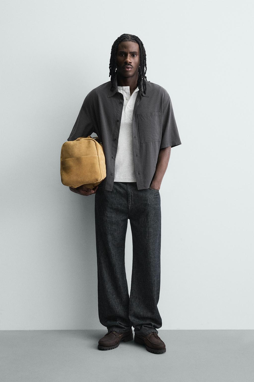 РУБАШКА СВОБОДНОГО КРОЯ В КЛЕТКУ