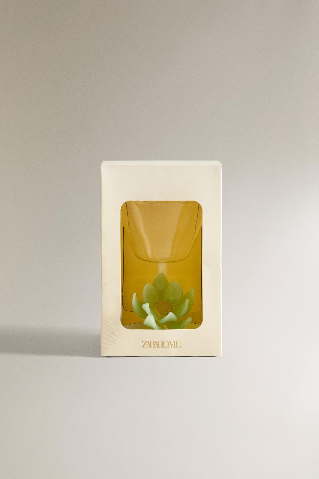 Бокал для вина с цветочным узором из боросиликатного стекла