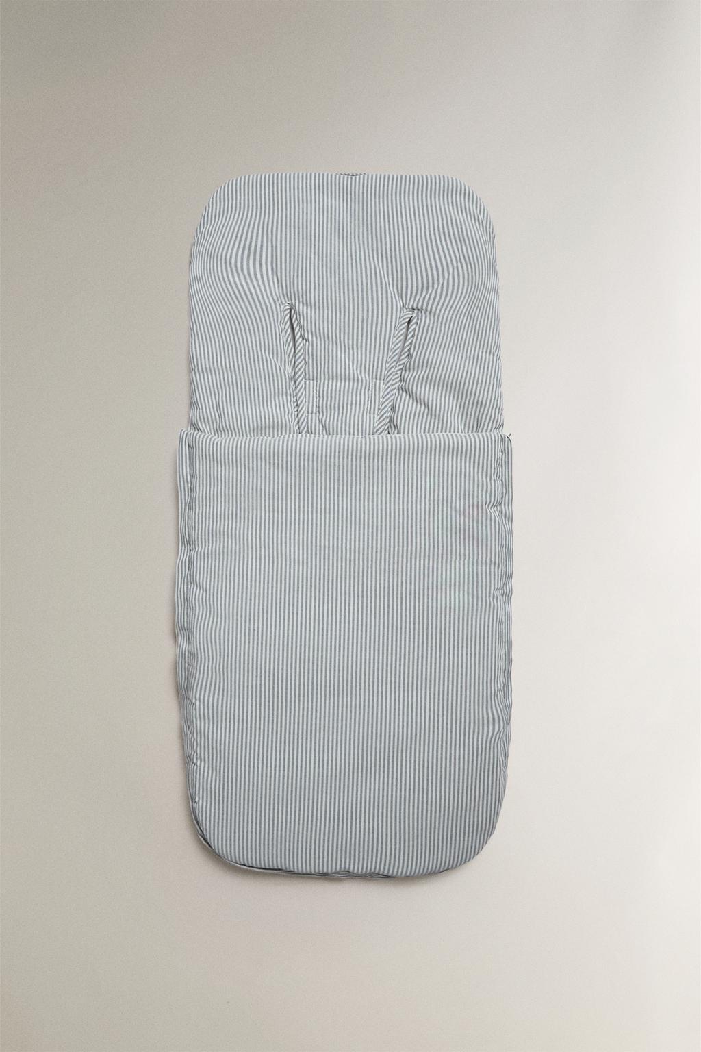 Полосатый спальный мешок для детской коляски