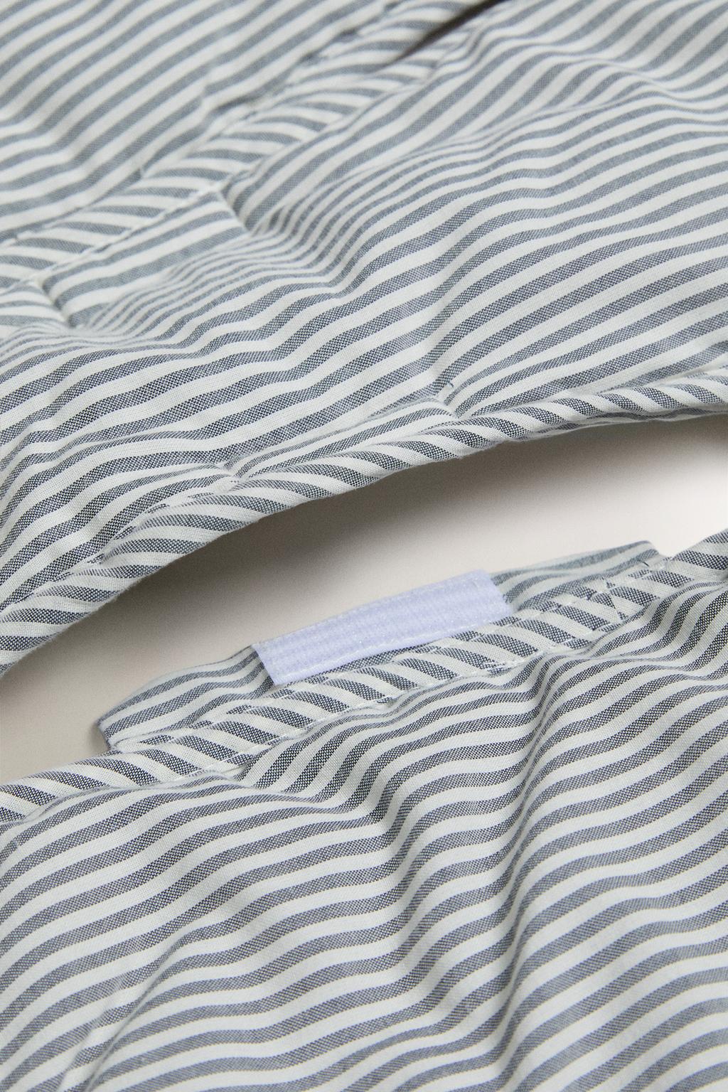 Полосатый спальный мешок для детской коляски