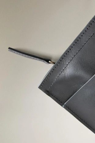 Кожаная сумка-косметичка для мужчин- Заказать в России