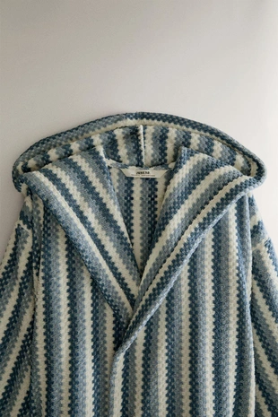 Халат с геометрическим жаккардовым узором- Заказать в России