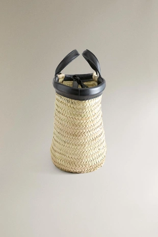 Сумка-тоут с деталями из кожи- Заказать в России