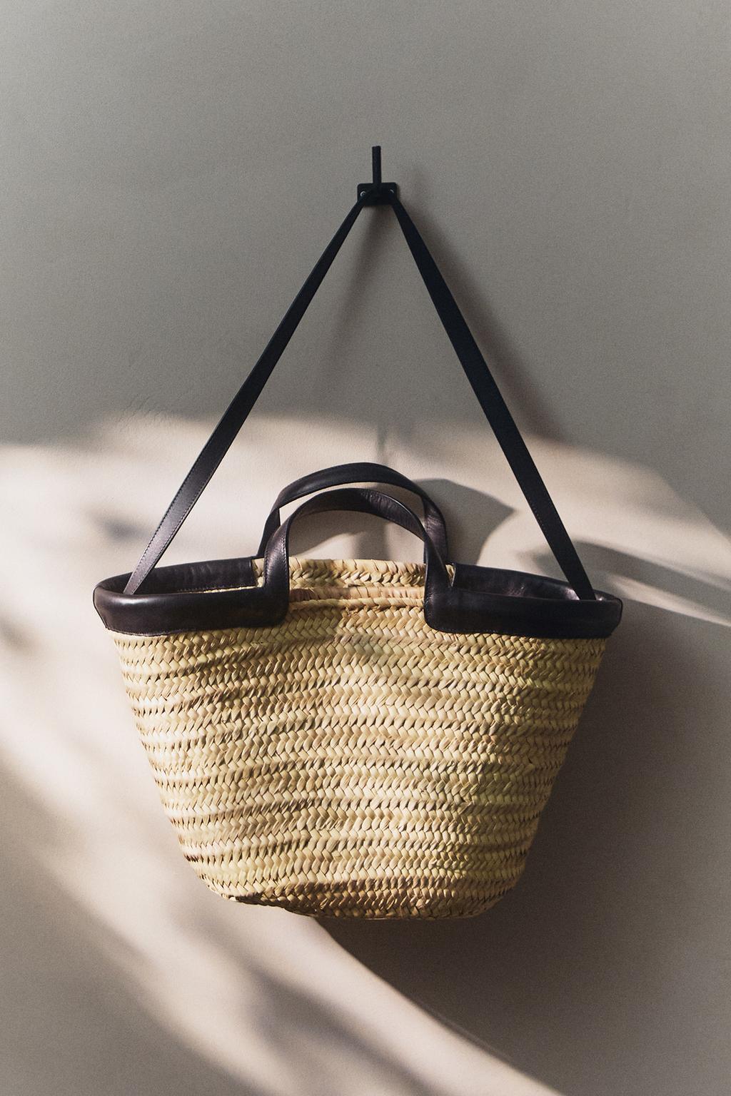 Сумка-тоут с деталями из кожи