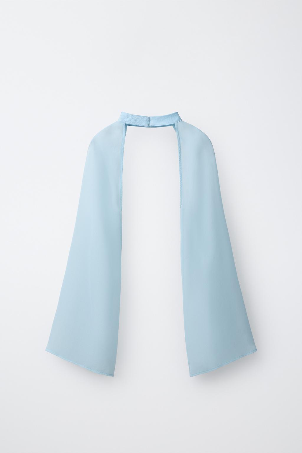 Рукава - кейп с воротником-стойкой