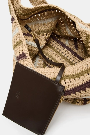 Сумка с плетеным корпусом- Заказать в России