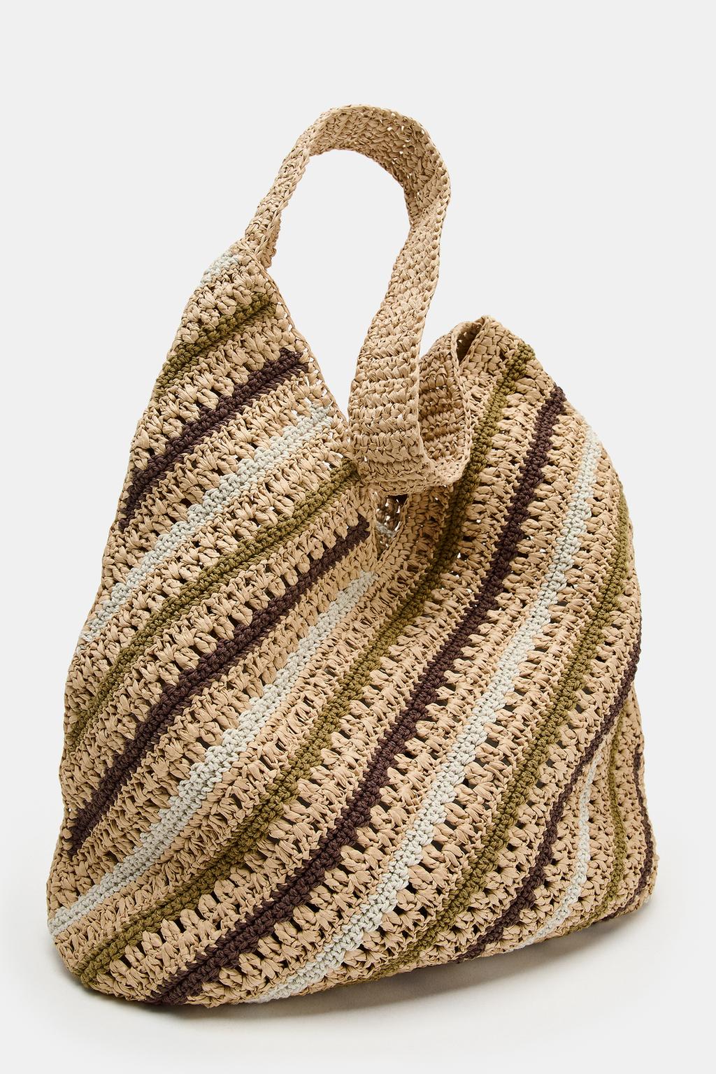 СУМКА С ПЛЕТЕНЫМ КОРПУСОМ