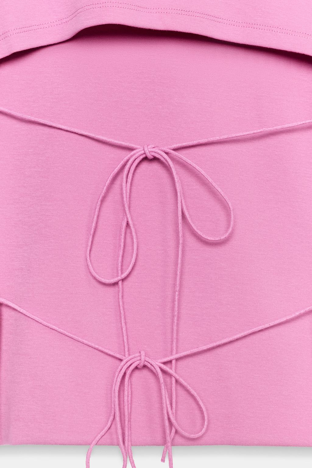 ТОП С ОТКРЫТОЙ СПИНОЙ И ЗАВЯЗКАМИ