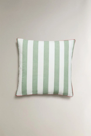 Пододеяльник из мятого хлопка в полоску- Заказать в России