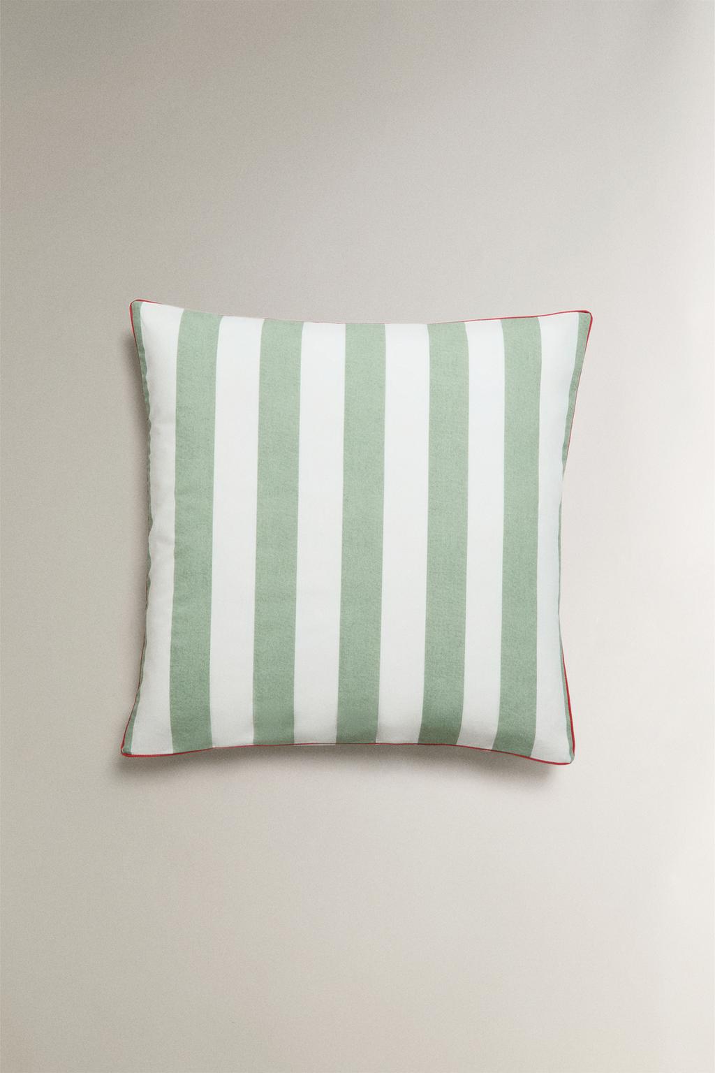 Пододеяльник из мятого хлопка в полоску