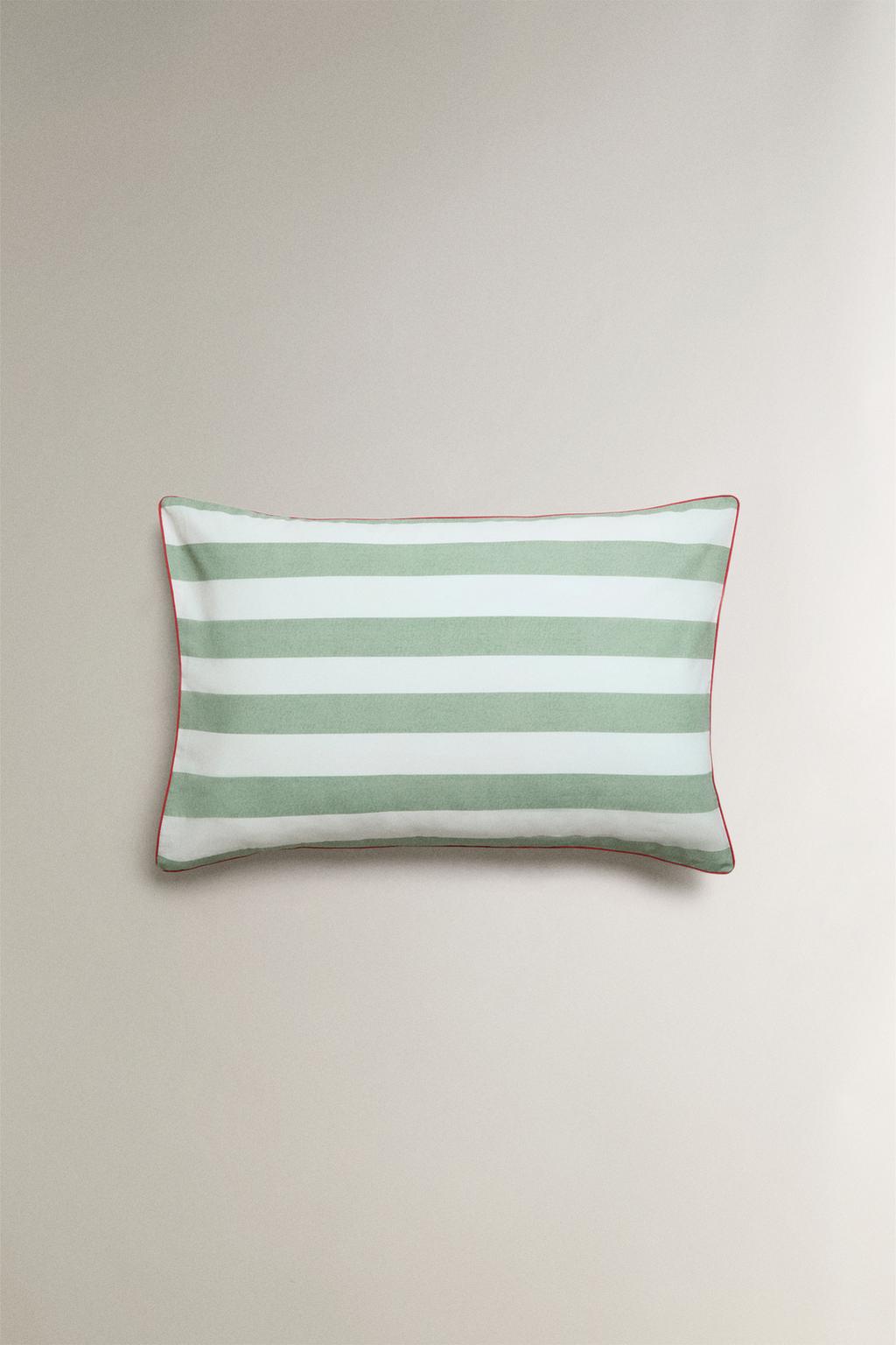 Пододеяльник из мятого хлопка в полоску