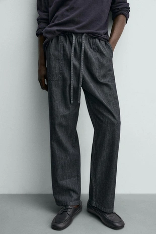 Джинсы-джоггеры - Заказать в России