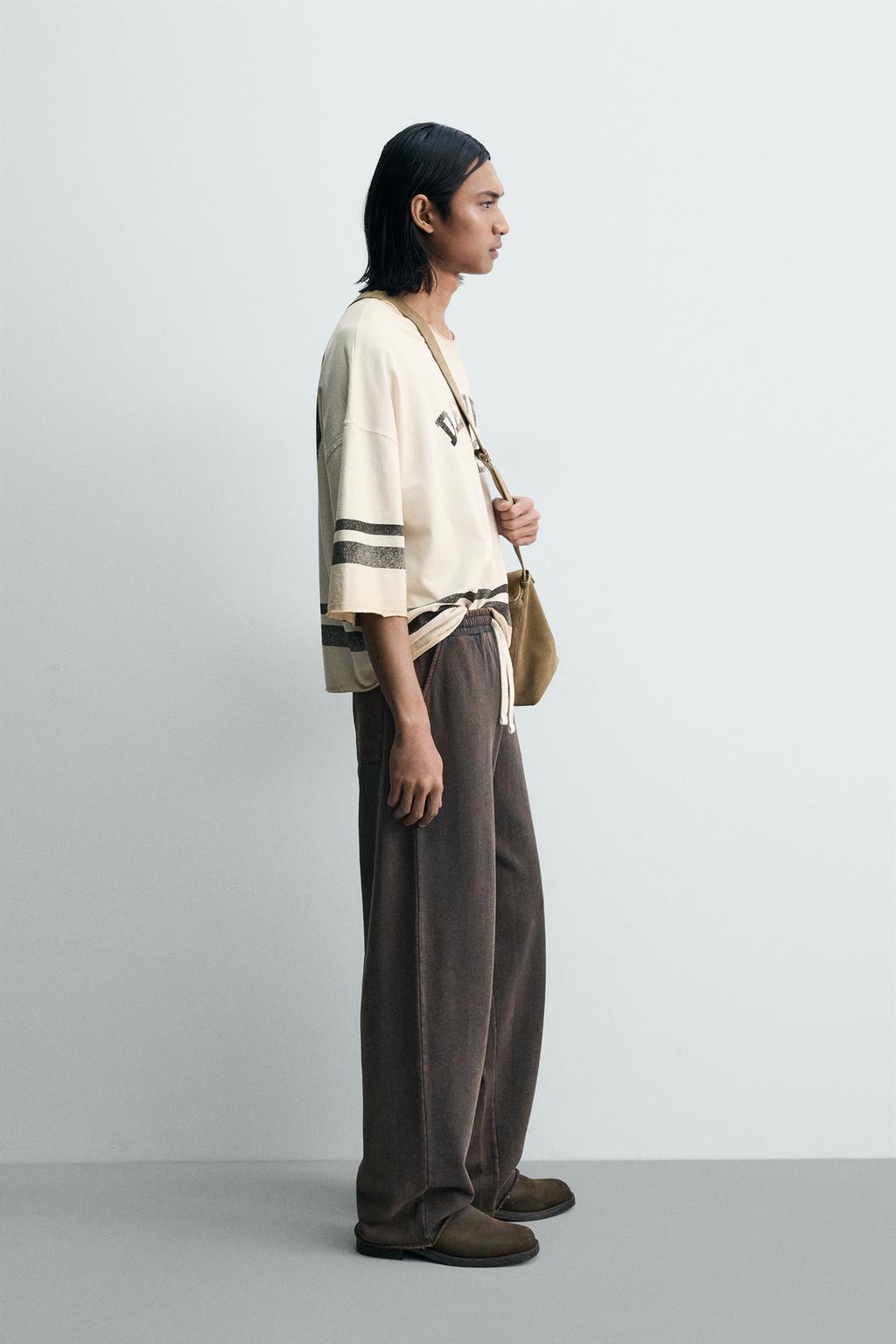 ДЖОГГЕРЫ прямого кроя С ЭФФЕКТОМ ПОТЕРТОСТИ