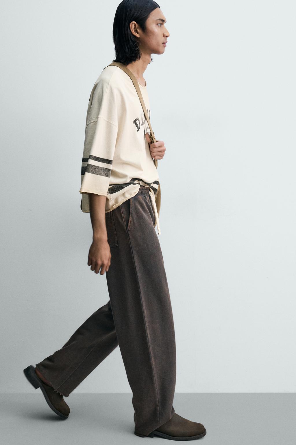 ДЖОГГЕРЫ прямого кроя С ЭФФЕКТОМ ПОТЕРТОСТИ