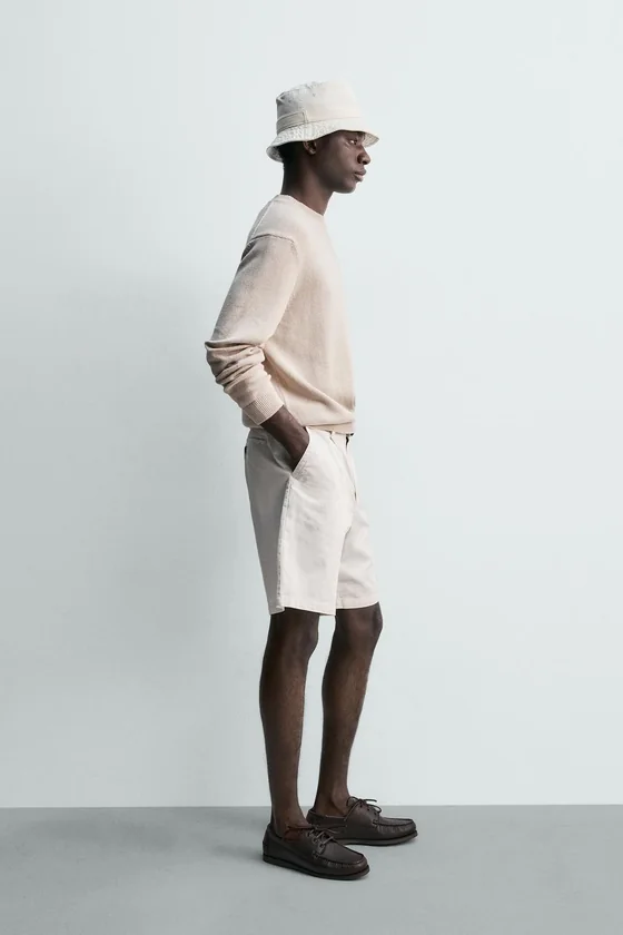 СВИТЕР ИЗ ХЛОПКА И ЛЬНА