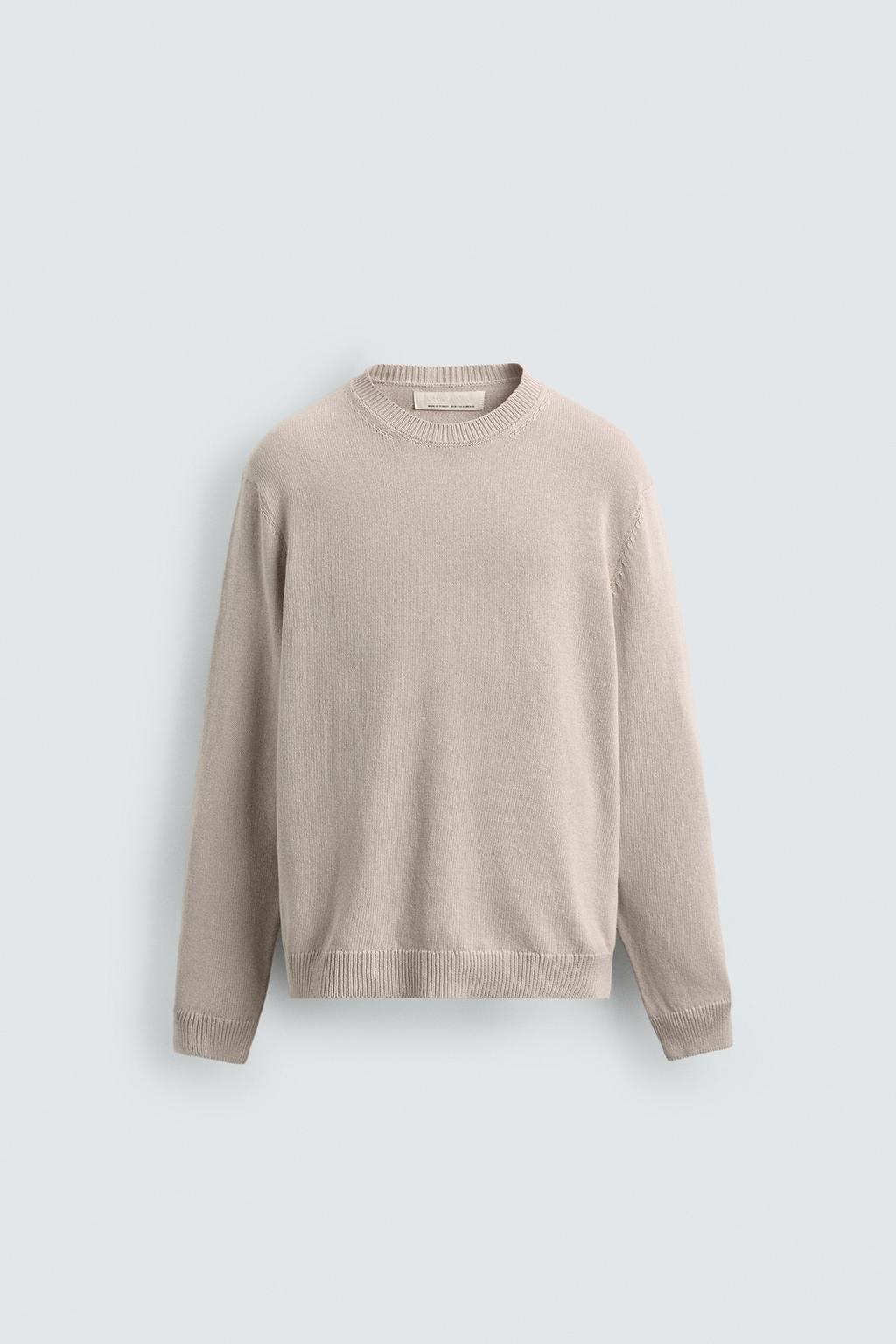 СВИТЕР ИЗ ХЛОПКА И ЛЬНА