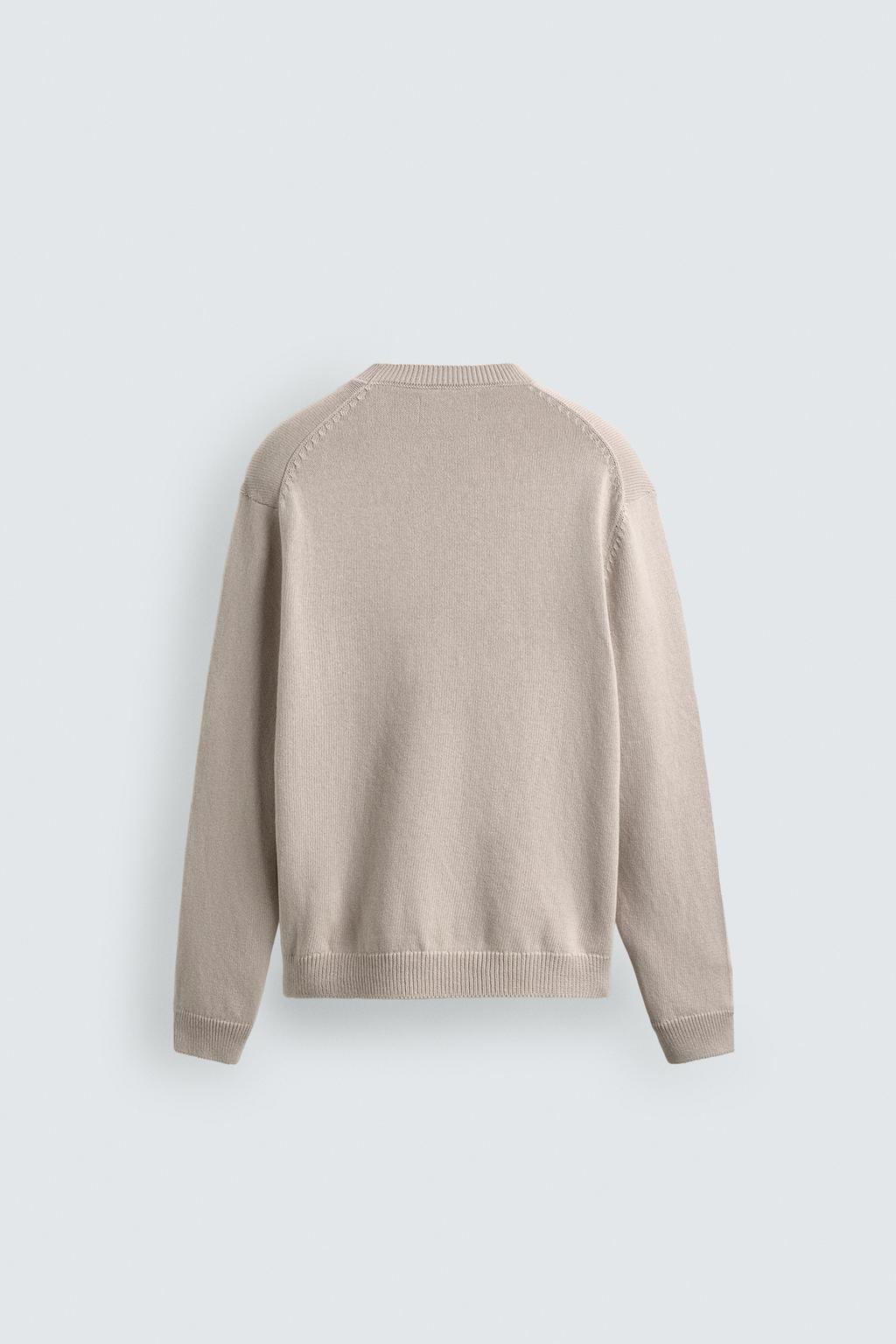 СВИТЕР ИЗ ХЛОПКА И ЛЬНА