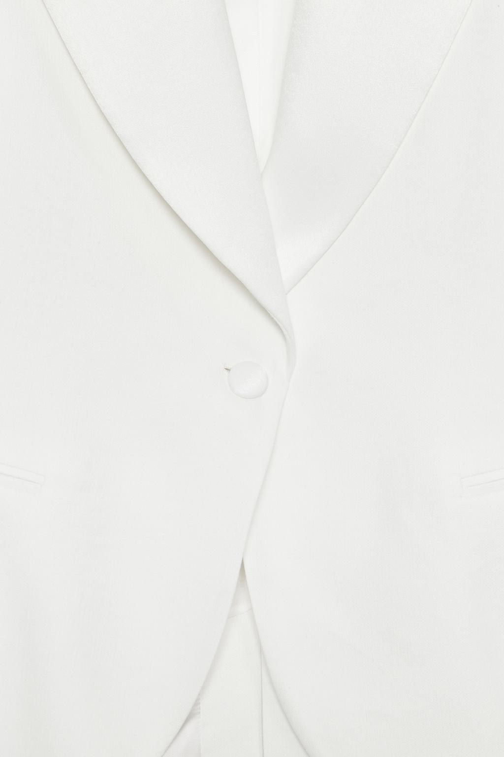 БЛЕЙЗЕР-СМОКИНГ ИЗ ЛЬНА — коллекция Zara «ZW»