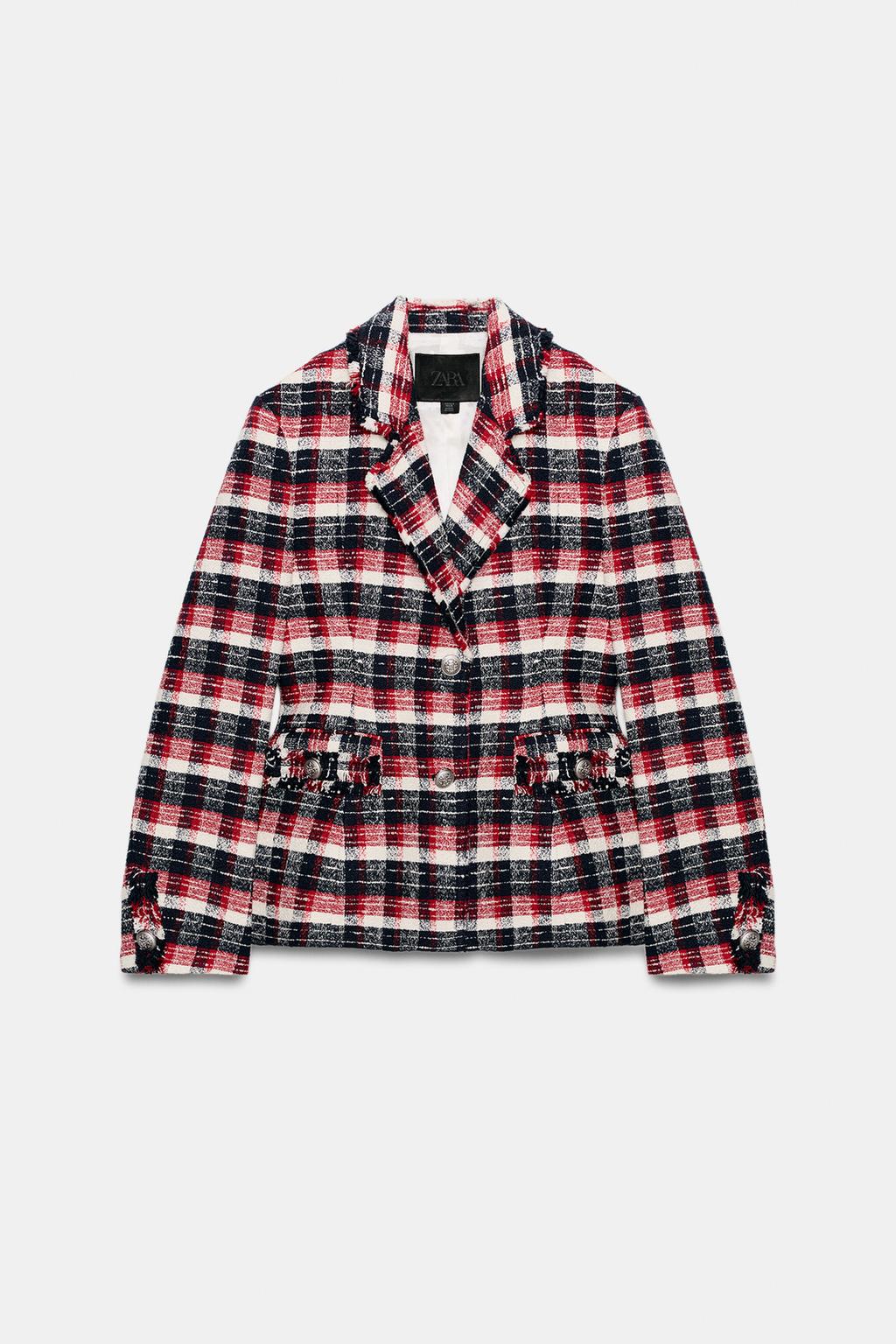 БЛЕЙЗЕР из коллекции «ZW» С БАСКОЙ В КЛЕТКУ