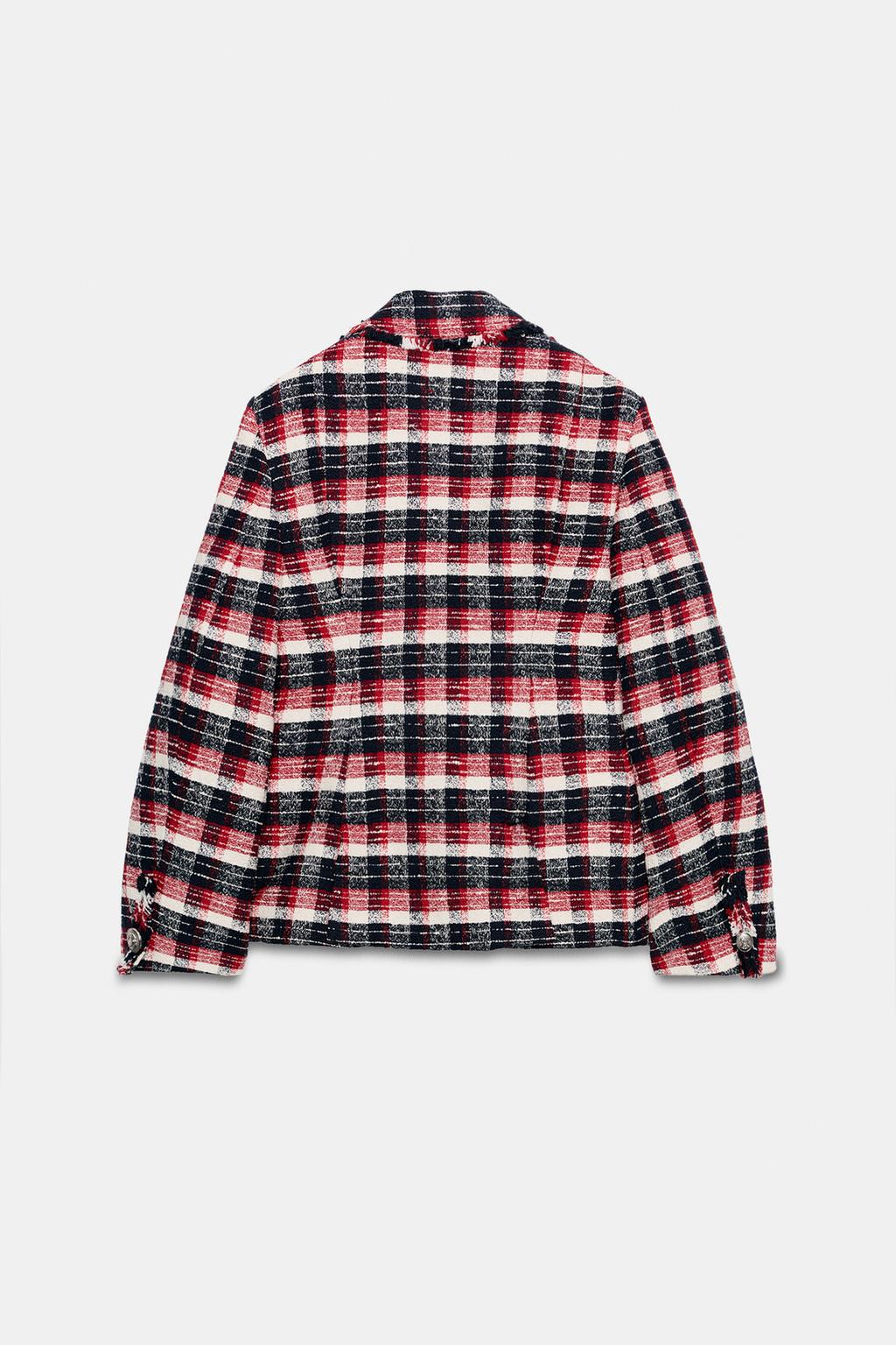 БЛЕЙЗЕР из коллекции «ZW» С БАСКОЙ В КЛЕТКУ