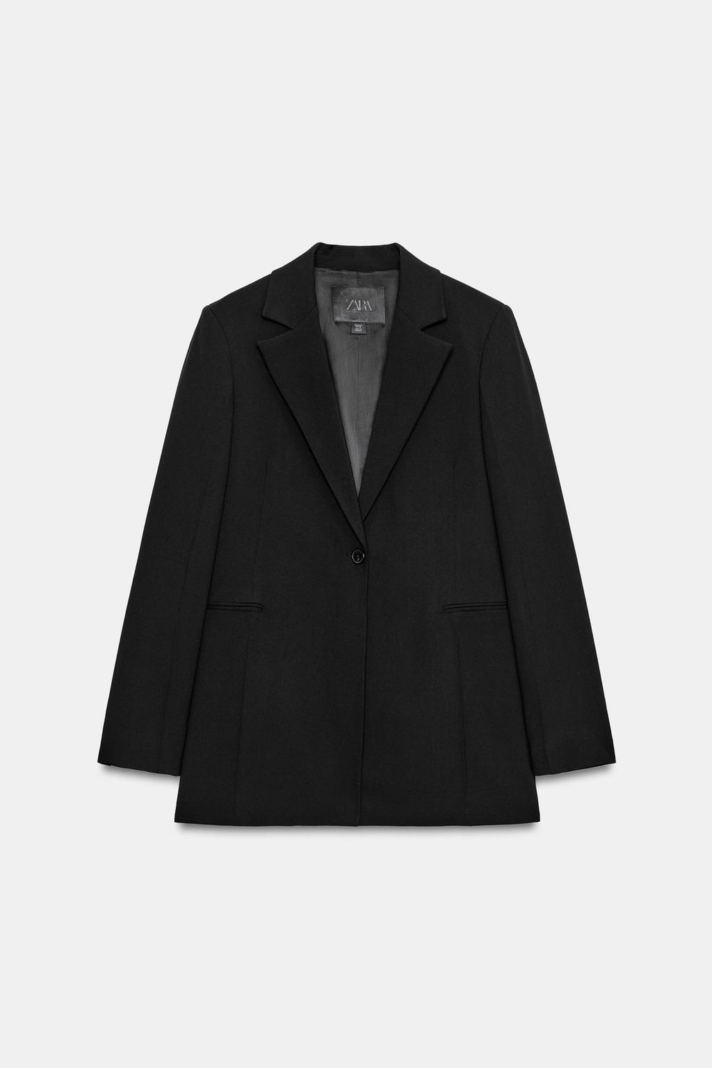 ПРИТАЛЕННЫЙ БЛЕЙЗЕР ИЗ СМЕСОВОЙ ШЕРСТИ — коллекция Zara «ZW» лимитированная серия