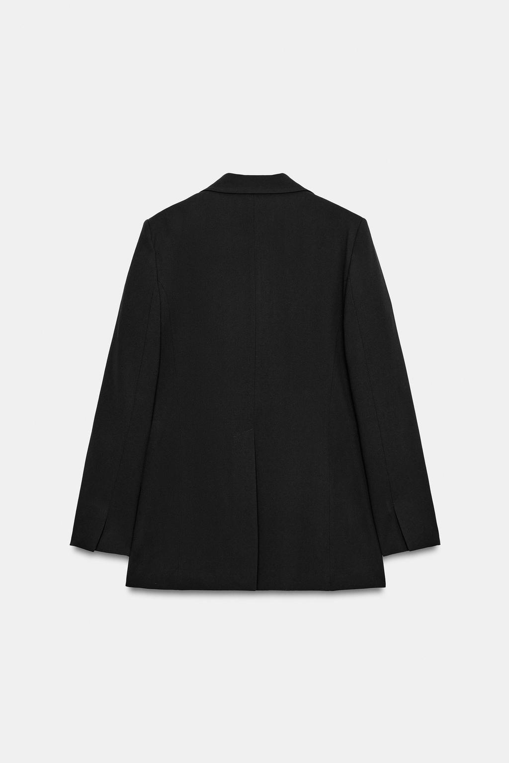 ПРИТАЛЕННЫЙ БЛЕЙЗЕР ИЗ СМЕСОВОЙ ШЕРСТИ — коллекция Zara «ZW» лимитированная серия