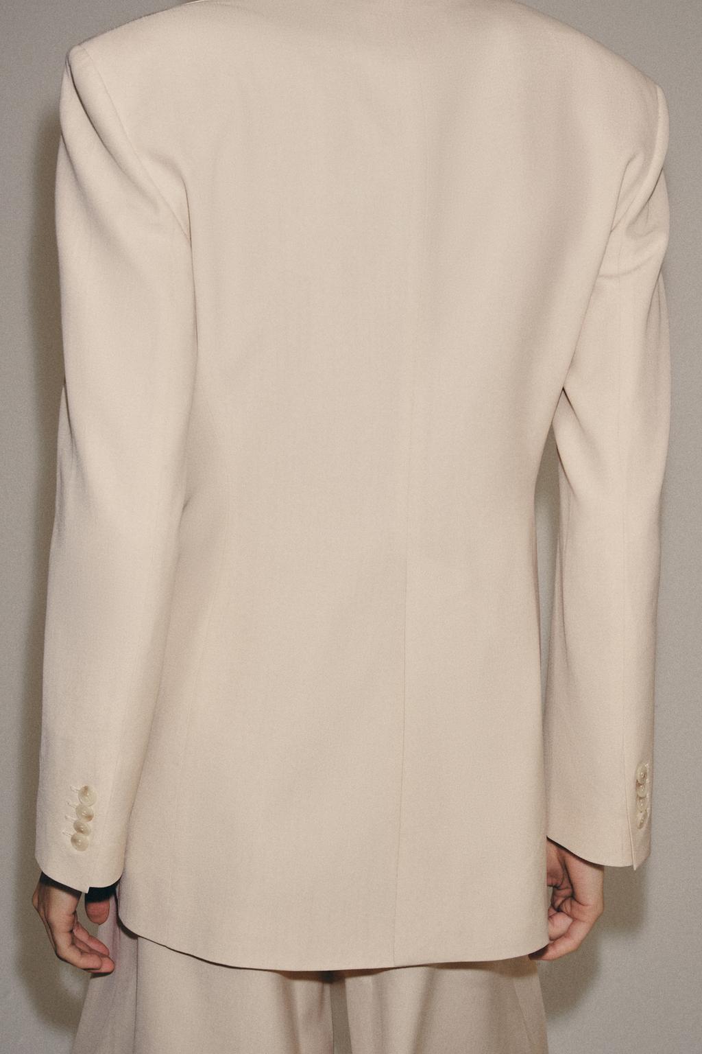 БЛЕЙЗЕР ПРЯМОГО КРОЯ ИЗ ШЕРСТИ — коллекция Zara «ZW» лимитированная серия