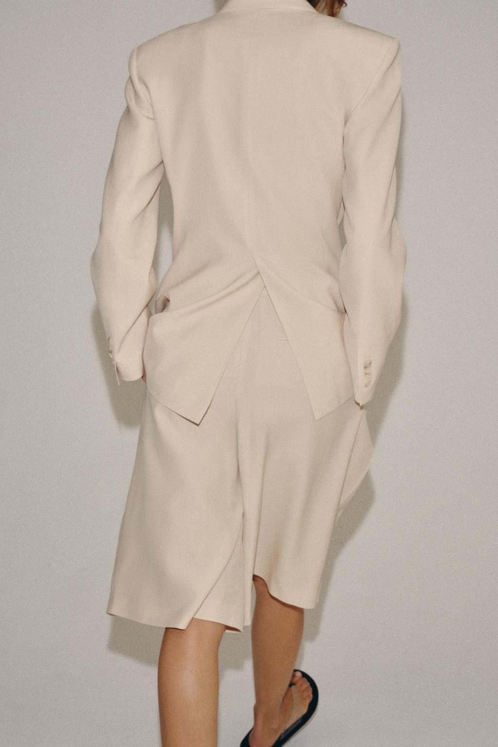 БЛЕЙЗЕР ПРЯМОГО КРОЯ ИЗ ШЕРСТИ — коллекция Zara «ZW» лимитированная серия