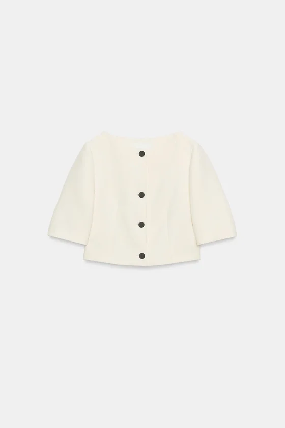 УКОРОЧЕННАЯ КУРТКА — коллекция Zara «ZW»