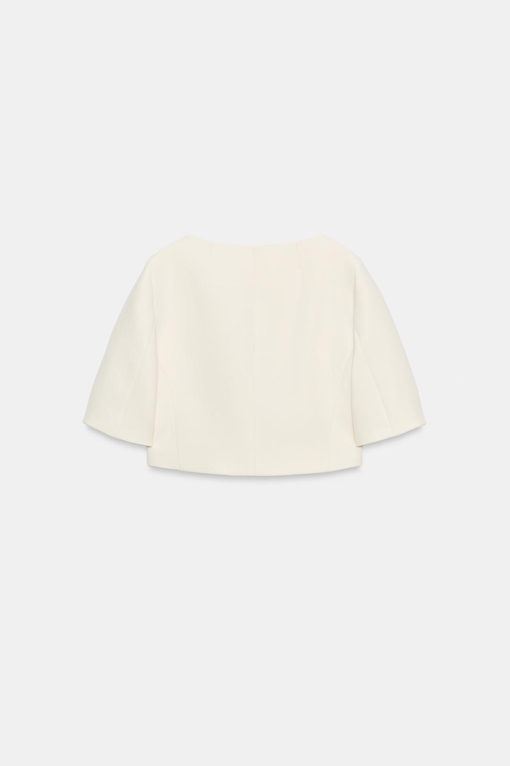 УКОРОЧЕННАЯ КУРТКА — коллекция Zara «ZW»