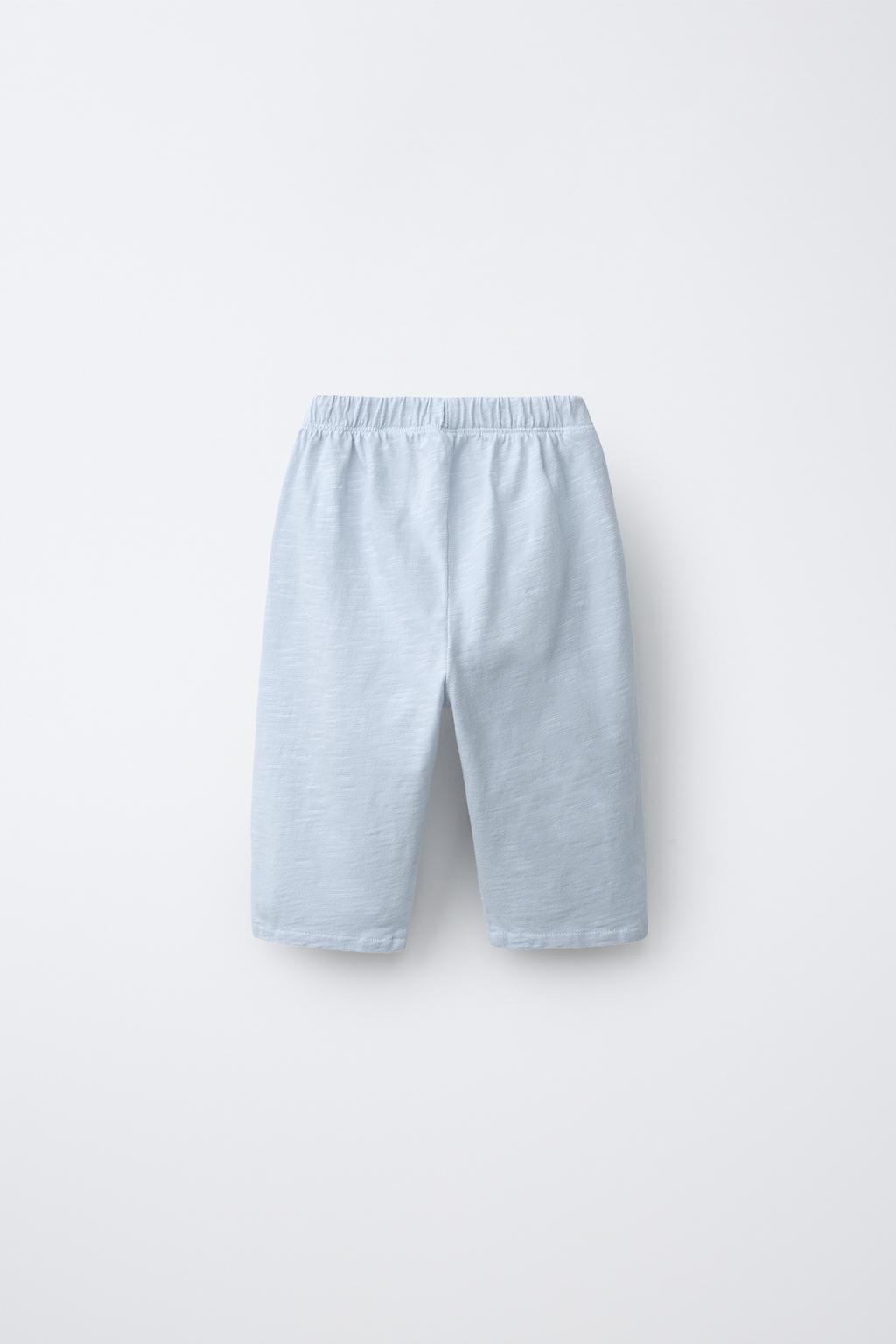 БРЮКИ ИЗ КОМБИНИРОВАННОЙ ТКАНИ