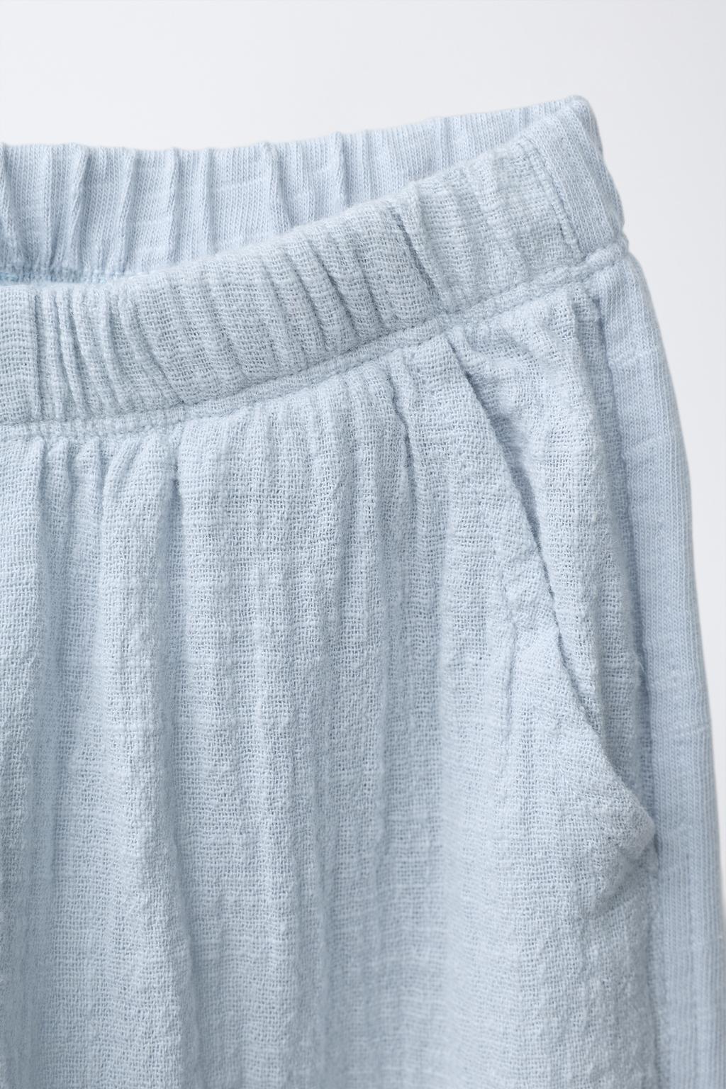 БРЮКИ ИЗ КОМБИНИРОВАННОЙ ТКАНИ