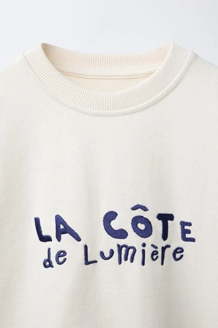 Толстовка с вышитой надписью- Заказать в России