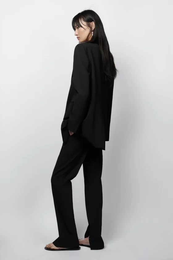 УЗКИЕ БРЮКИ ИЗ ШЕРСТИ — коллекция Zara «ZW» лимитированная серия