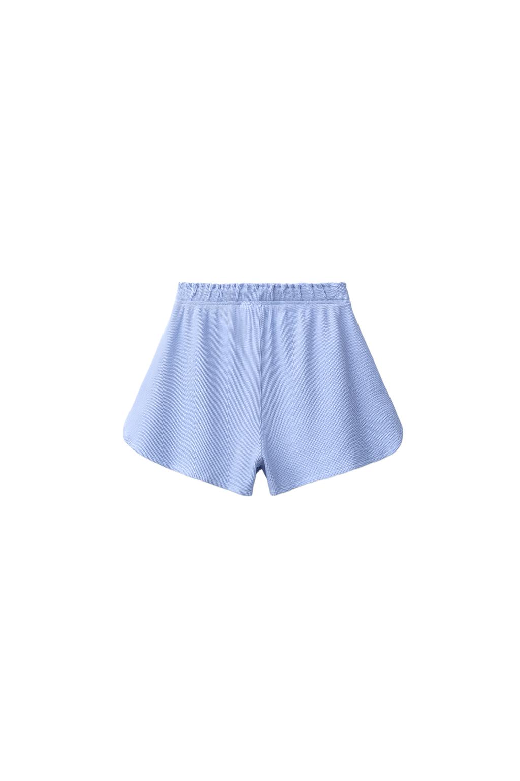 ВАФЕЛЬНЫЕ ШОРТЫ С НАДПИСЬЮ