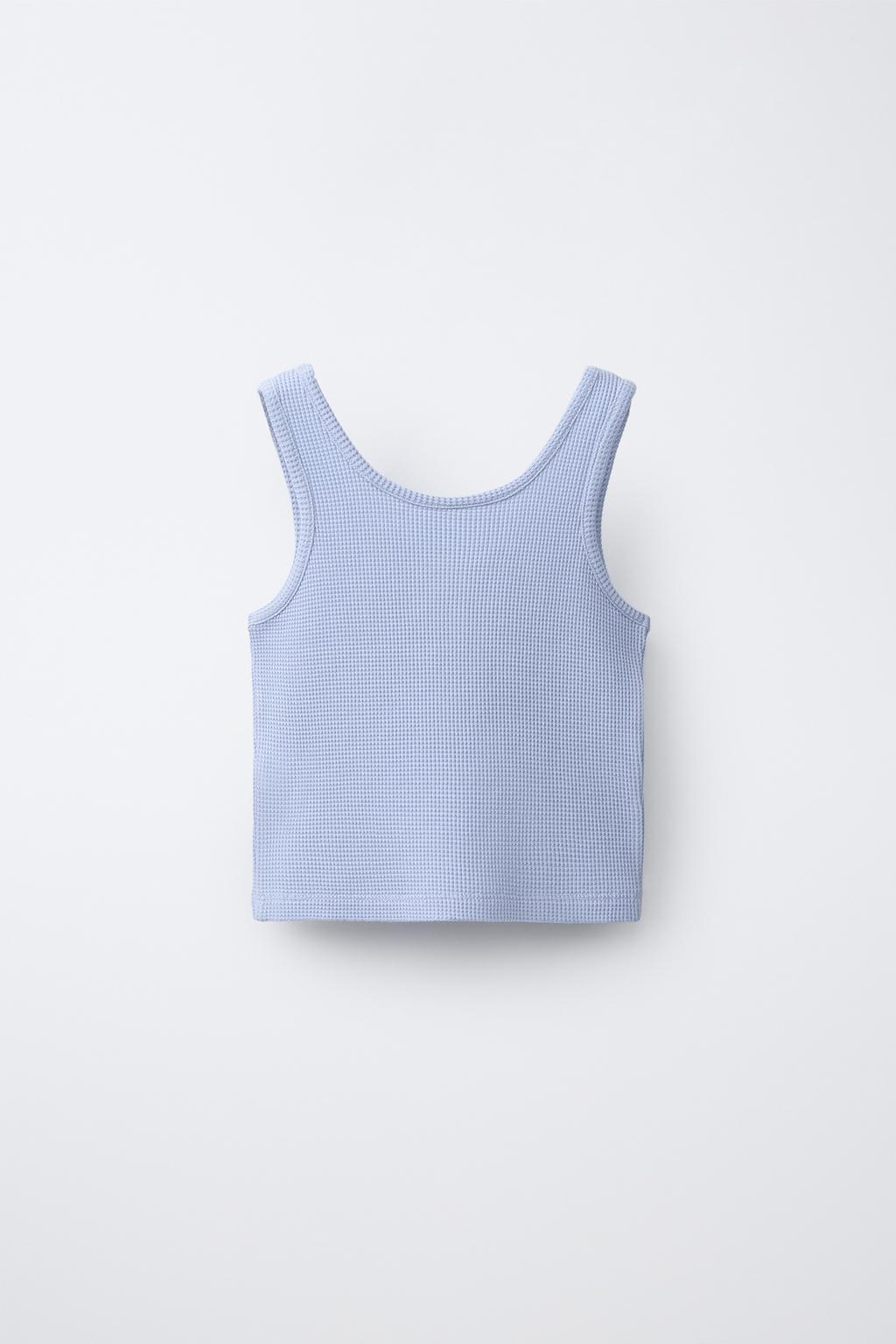 ТОП ИЗ РИФЛЕНОГО ТРИКОТАЖА С НАДПИСЬЮ