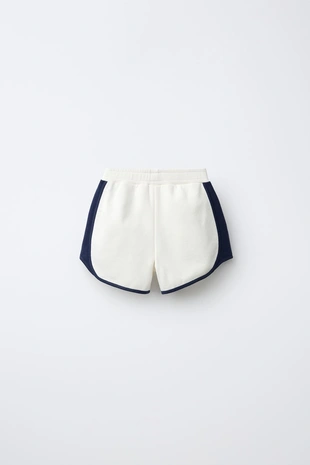 Бермуды с контрастной надписью- Заказать в России