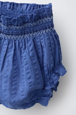 Комплект из блузы и трусов с вышитыми цветами- Заказать в России