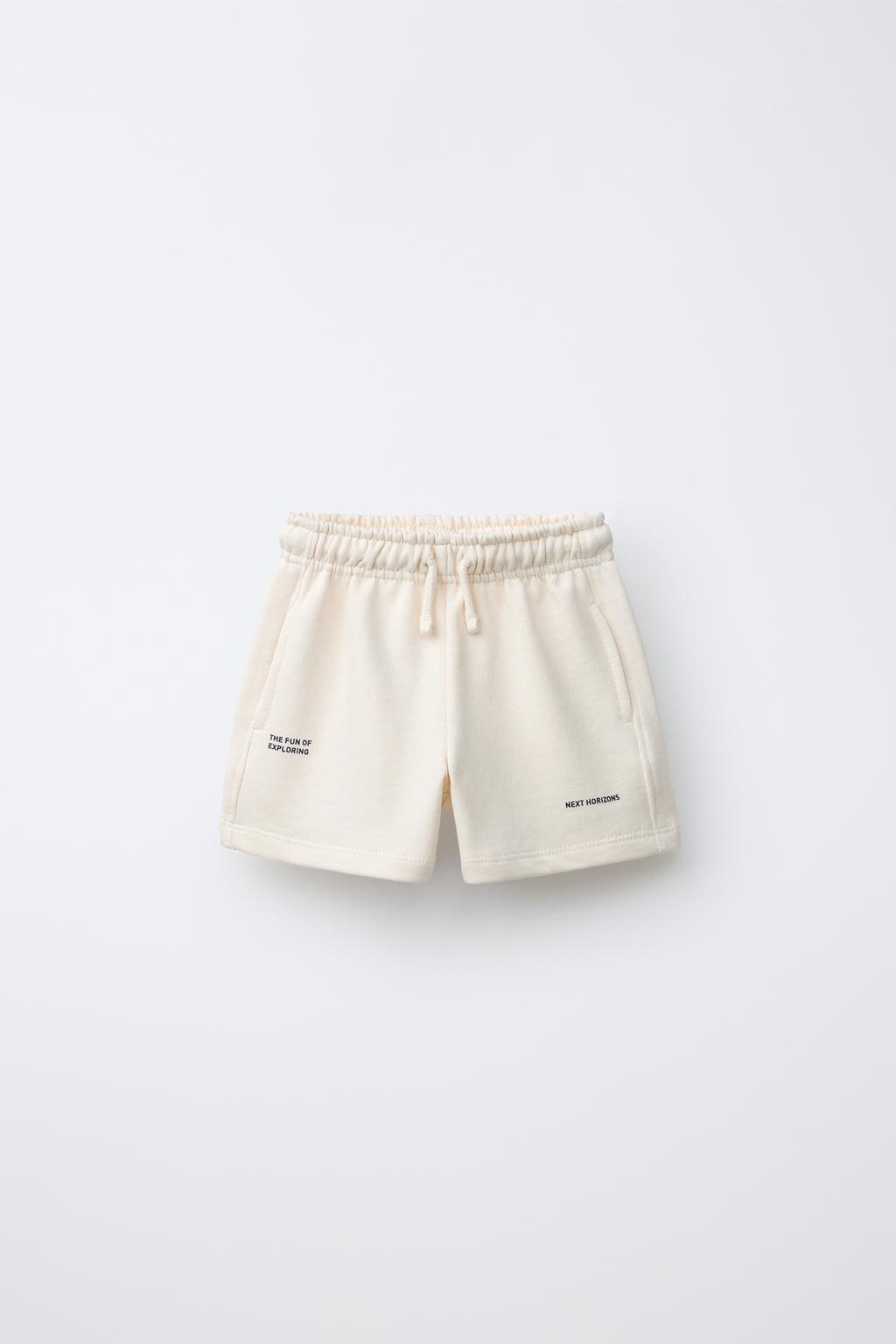 ШОРТЫ-БЕРМУДЫ С НАДПИСЬЮ