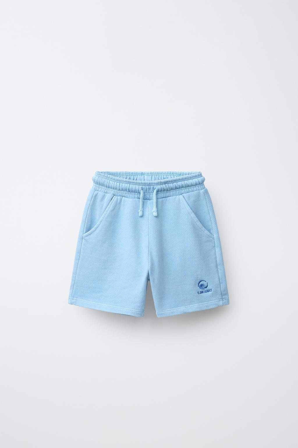 ШОРТЫ ИЗ МЯГКОЙ ТКАНИ С ОКРАШИВАНИЕМ И ВЫШИВКОЙ