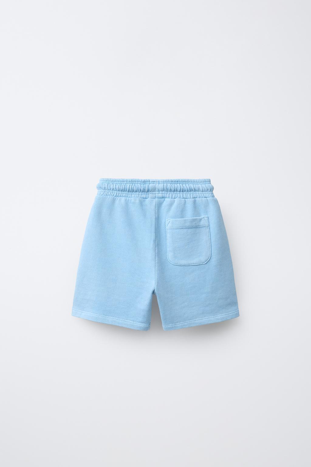 ШОРТЫ ИЗ МЯГКОЙ ТКАНИ С ОКРАШИВАНИЕМ И ВЫШИВКОЙ