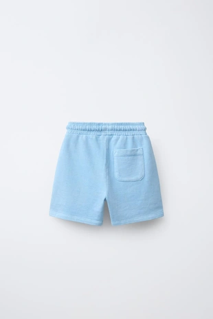 Шорты из мягкой ткани с окрашиванием и вышивкой