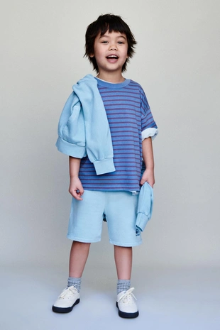 Шорты из мягкой ткани с окрашиванием и вышивкой- Заказать в России