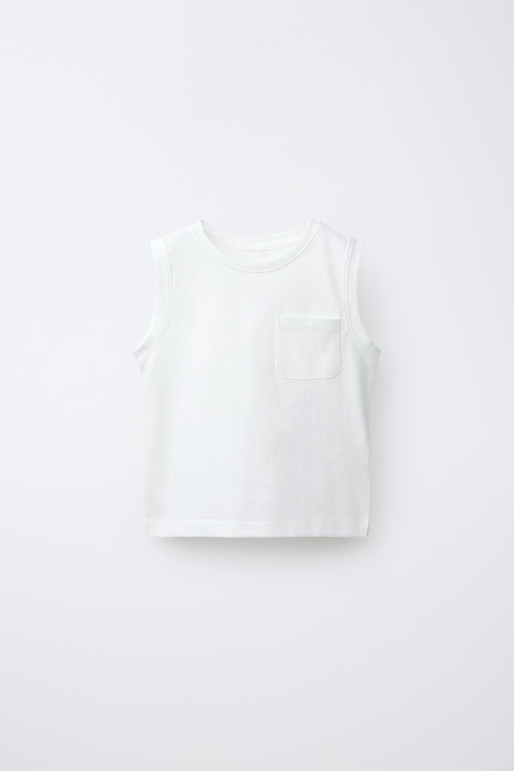 ОДНОТОННАЯ ФУТБОЛКА С КАРМАНОМ