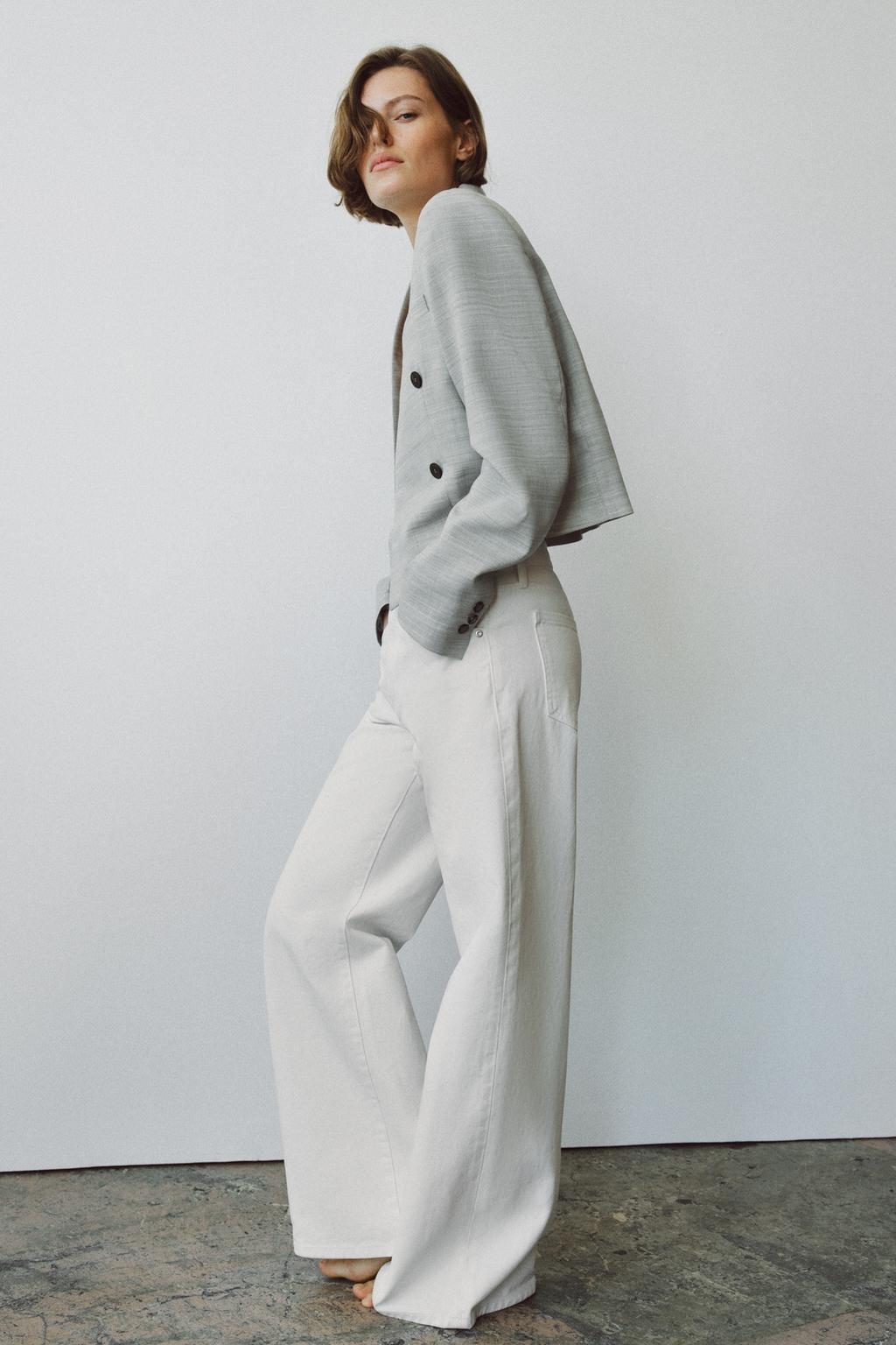 ДЖИНСЫ WIDE LEG С НИЗКОЙ ПОСАДКОЙ — ZW COLLECTION