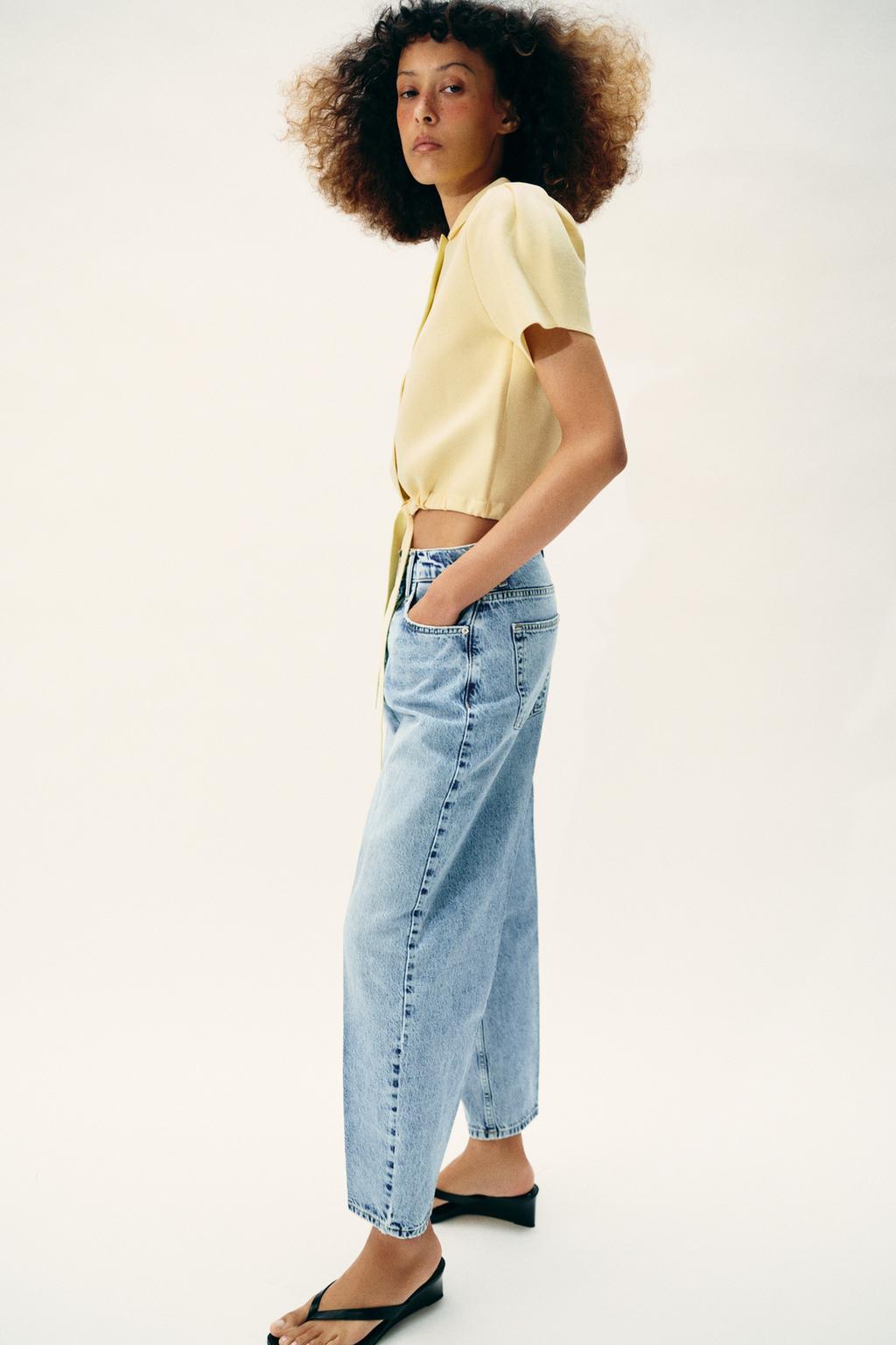 ДЖИНСЫ Z1975 BARREL СО СРЕДНЕЙ ПОСАДКОЙ И ЗАУТЮЖЕННЫМИ СТРЕЛКАМИ