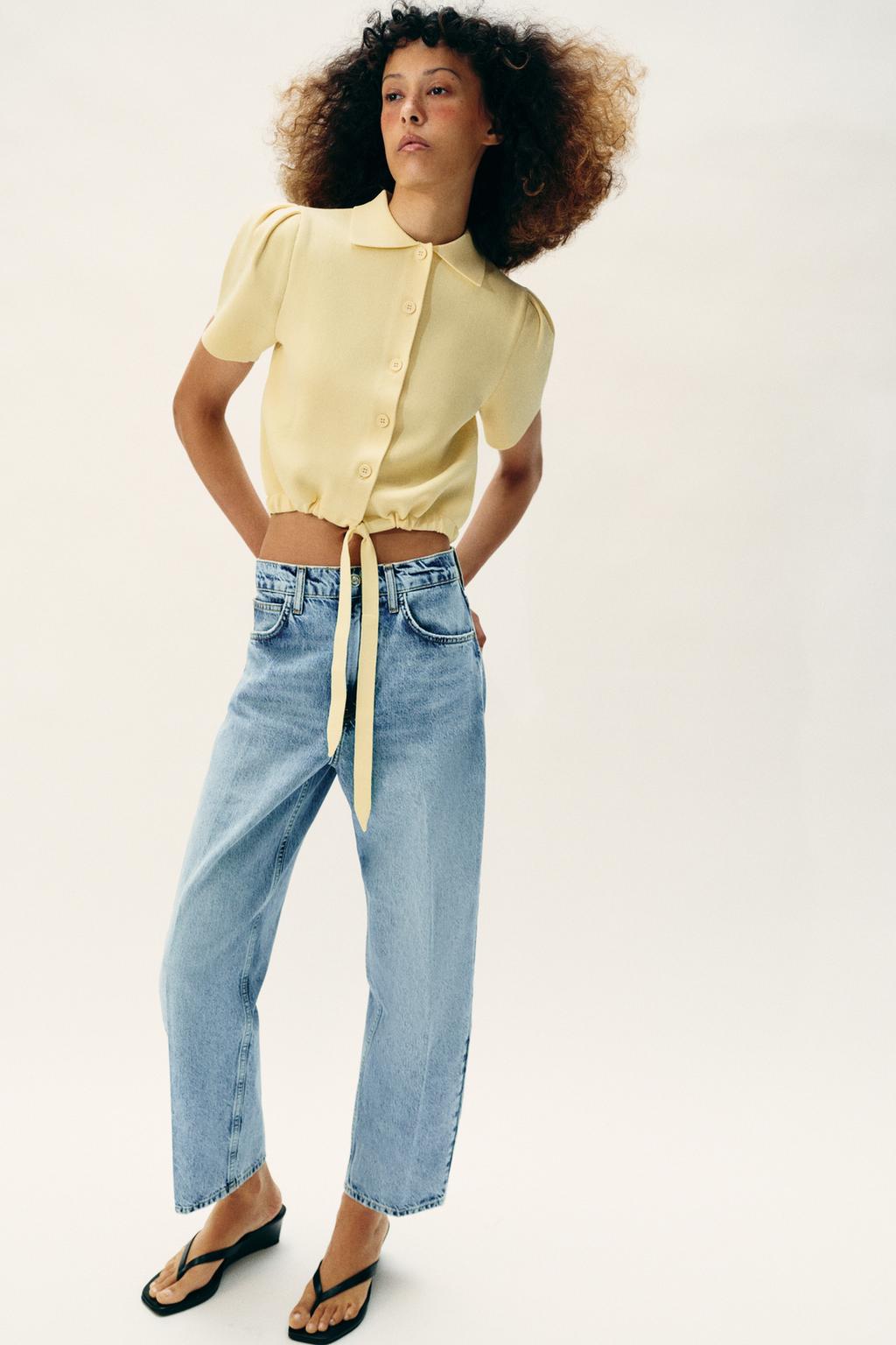 Zara Джинсы z1975 со средней посадкой и заутюженными стрелками
