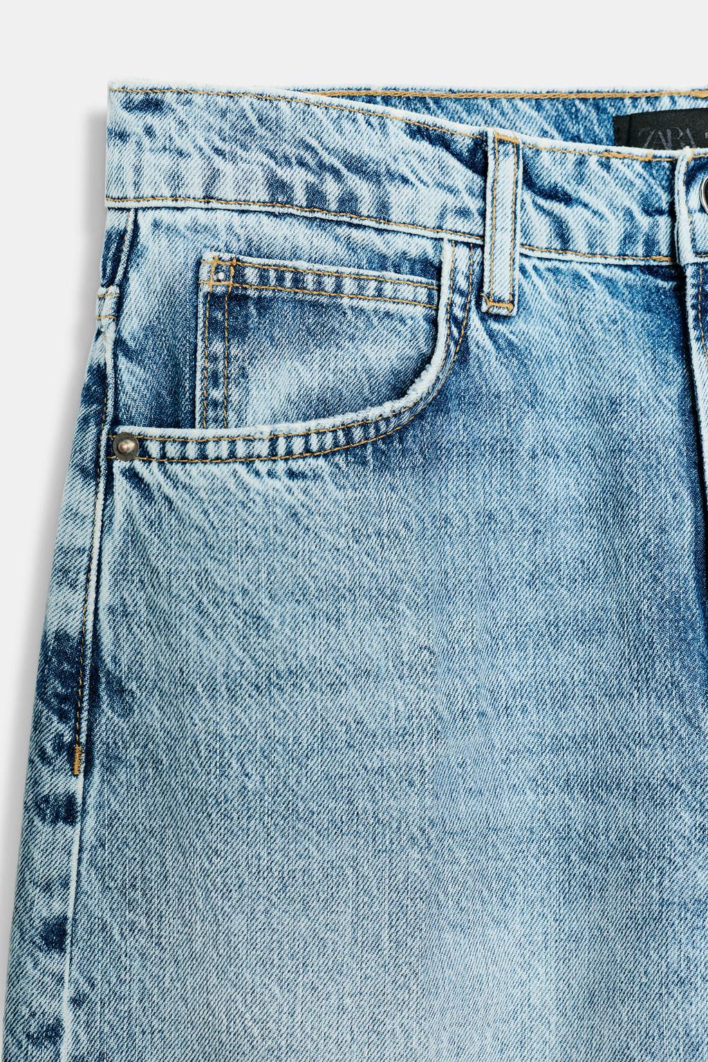 ДЖИНСЫ Z1975 BARREL СО СРЕДНЕЙ ПОСАДКОЙ И ЗАУТЮЖЕННЫМИ СТРЕЛКАМИ