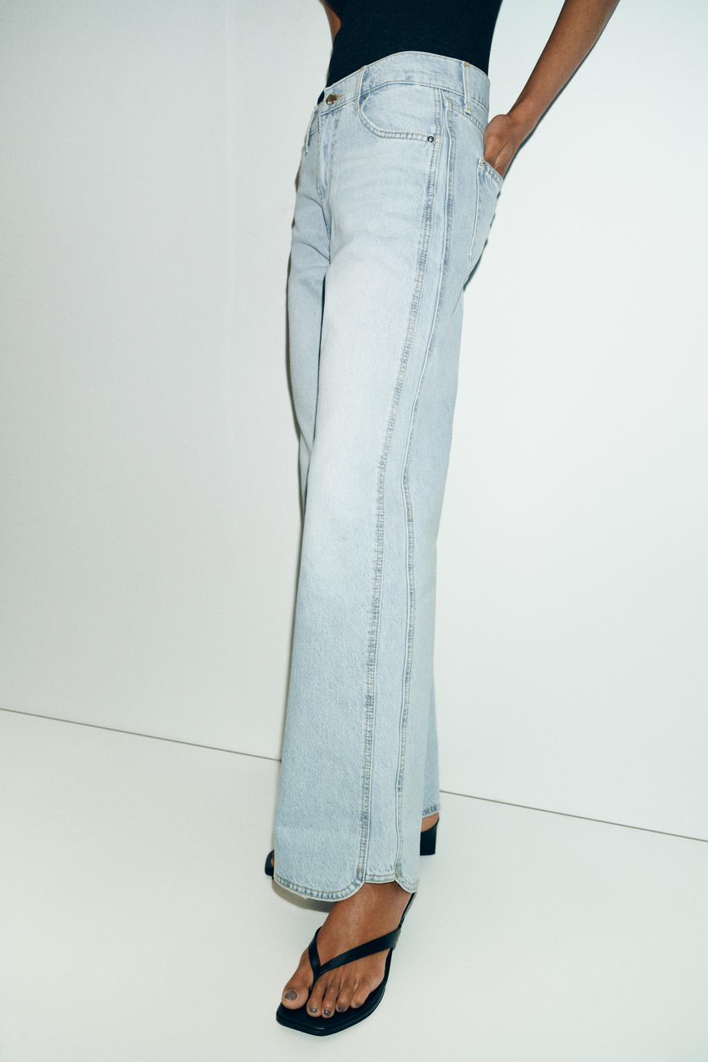 ДЖИНСЫ Z1975 STRAIGHT С НИЗКОЙ ПОСАДКОЙ И ДЕКОРАТИВНЫМИ ШВАМИ