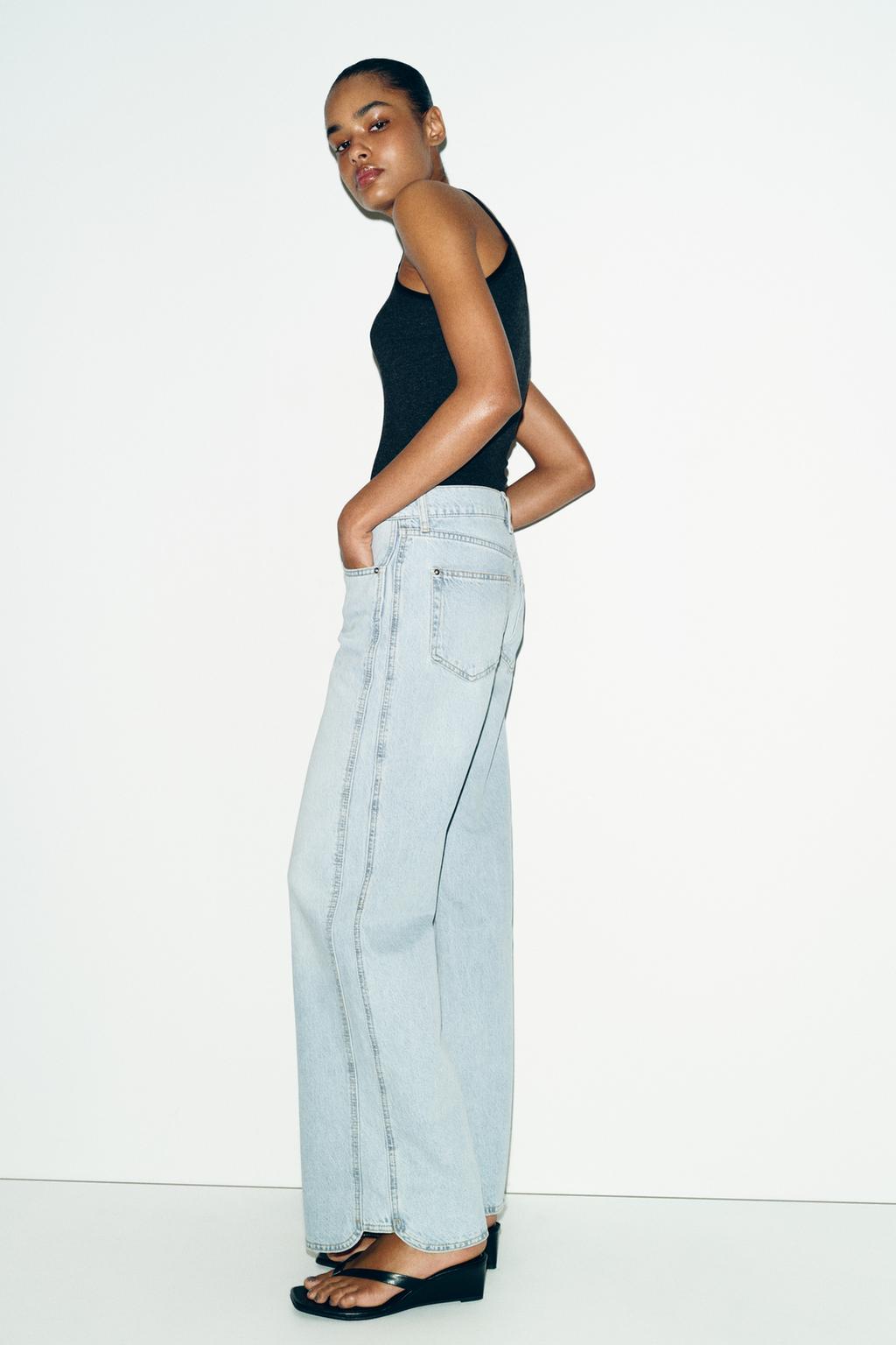 ДЖИНСЫ Z1975 STRAIGHT С НИЗКОЙ ПОСАДКОЙ И ДЕКОРАТИВНЫМИ ШВАМИ